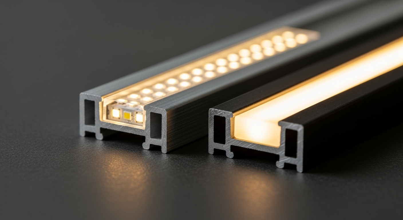 The Advantages of Using LED Aluminum Profiles: Why Is It Essential?,Türksan Profil Alüminyum, Led Profil, Alüminyum L köşe profilleri, Alüminyum merdiven basamak profilleri, Alüminyum parke profilleri, Alüminyum seramik profilleri, Alüminyum süpürgelik profilleri, Mastar profilleri, Kanatlı led kanal profilleri, Led kanal profilleri, Led’li süpürgelik profilleri, Tavan köşe led profilleri, Trimless led profilleri, Led’li avize profilleri, alüminyum profil üretimi, dekoratif alüminyum profiller, aydınlatma profilleri, yapı alüminyum profilleri, Türksan alüminyum profilleri, alüminyum profil imalatçısı Türkiye, led aydınlatma profilleri, alüminyum iç mekan profilleri