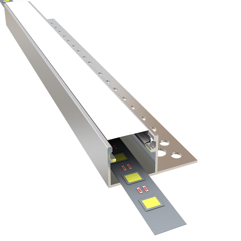 10X15 CM Ters Tek Kanatlı Trimless Alçıpan Profili